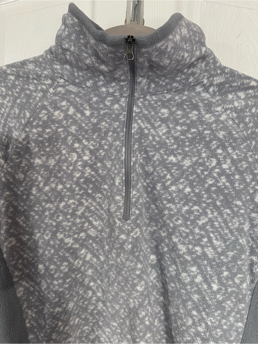Women’s Columbia Dusty Blue Quarter-Zip Fleece Top L